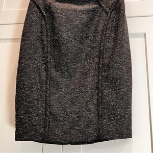 BCX Like new Tailored Midi Pencil Junior’s Skirt Size 7 Dark Grey/Charcoal